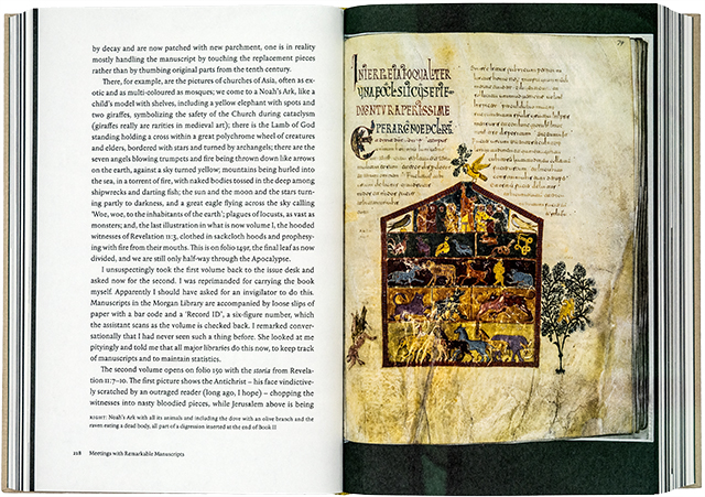 Meetings with Remarkable Manuscripts, Allen Lane, double page spread
