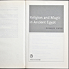 Religion and Magic in Ancient Egypt, Penguin Books