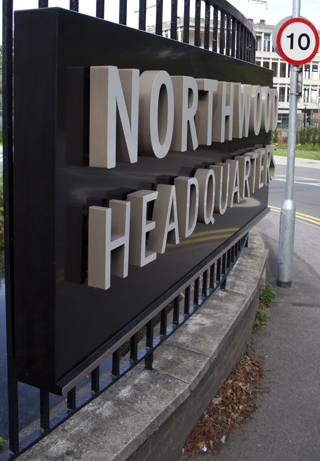 Northwood entrance sign