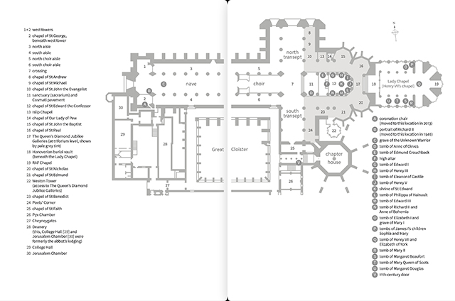 plan of Westminster Abbey